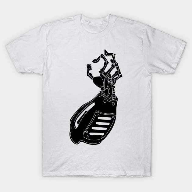 John Silver (Black) T-Shirt by RickdelaTorre